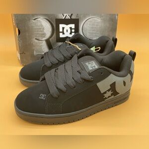 Size 9 DC Shoes Men’s Court Graffik Skate Skateboarding Shoe Black / Grey